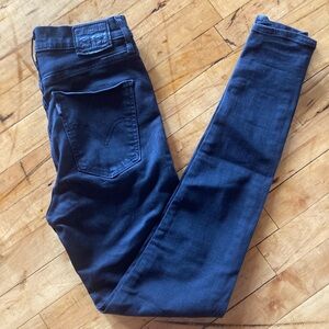 LEVI’S Mile high super skinny jeans in black size 27